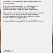 redsn0w 0.9.5 bêta 5-1 Windows
