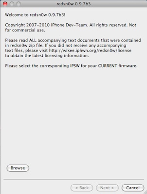 RedSnow 0.9.7 b3