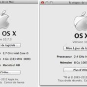 OS X 10.7.3 10.8 a propos mac