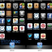 ios 5.1 et ios 6 springboard