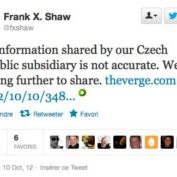 Office iOS Frank Shaw Tweet