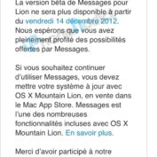 Messages OS X Lion Expire