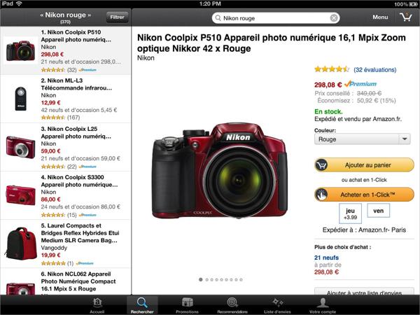 Amazon app iPad 2