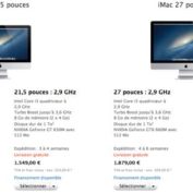 iMac 2012 delais expeditions retardes