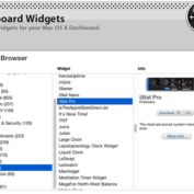 Annuaire Dashboard Widgets Apple