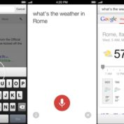 Chrome iOS Recherche Vocale