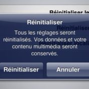 Reinitialiser iOS