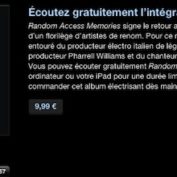 iTunes Daft Punk Album gratuit