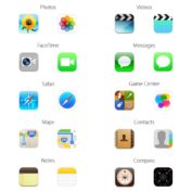 iOS 6 vs iOS 7 Icones