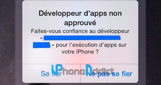 Developpeur-Non-Approuve-Application-iOS